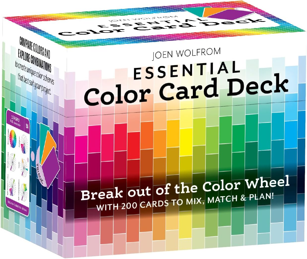 Essential Color Card Deck: Break Out of the Color Wheel with 200 Cards to Mix, Match & Plan! Includes Hues, Tints, Tones, Shades & Values