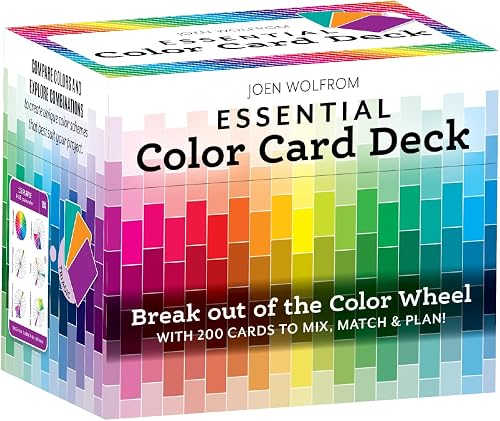 Essential Color Card Deck: Break out the Color Wheel with 200 Cards to Mix, Match & Plan! Includes Hues, Tints, Tones, Shades & Values