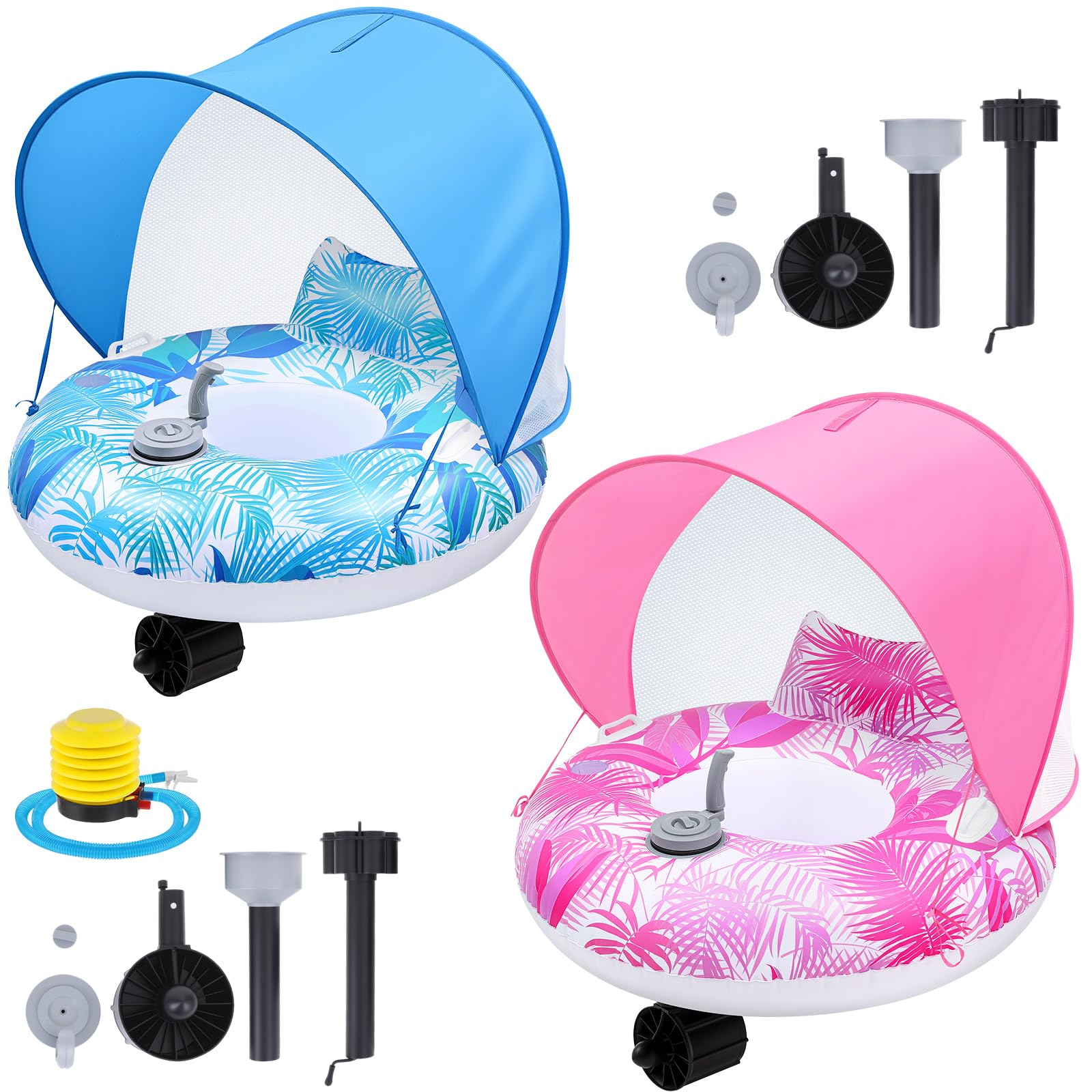 Amazon.com: 2Sets Motorized Pool Float for Adults, Electric