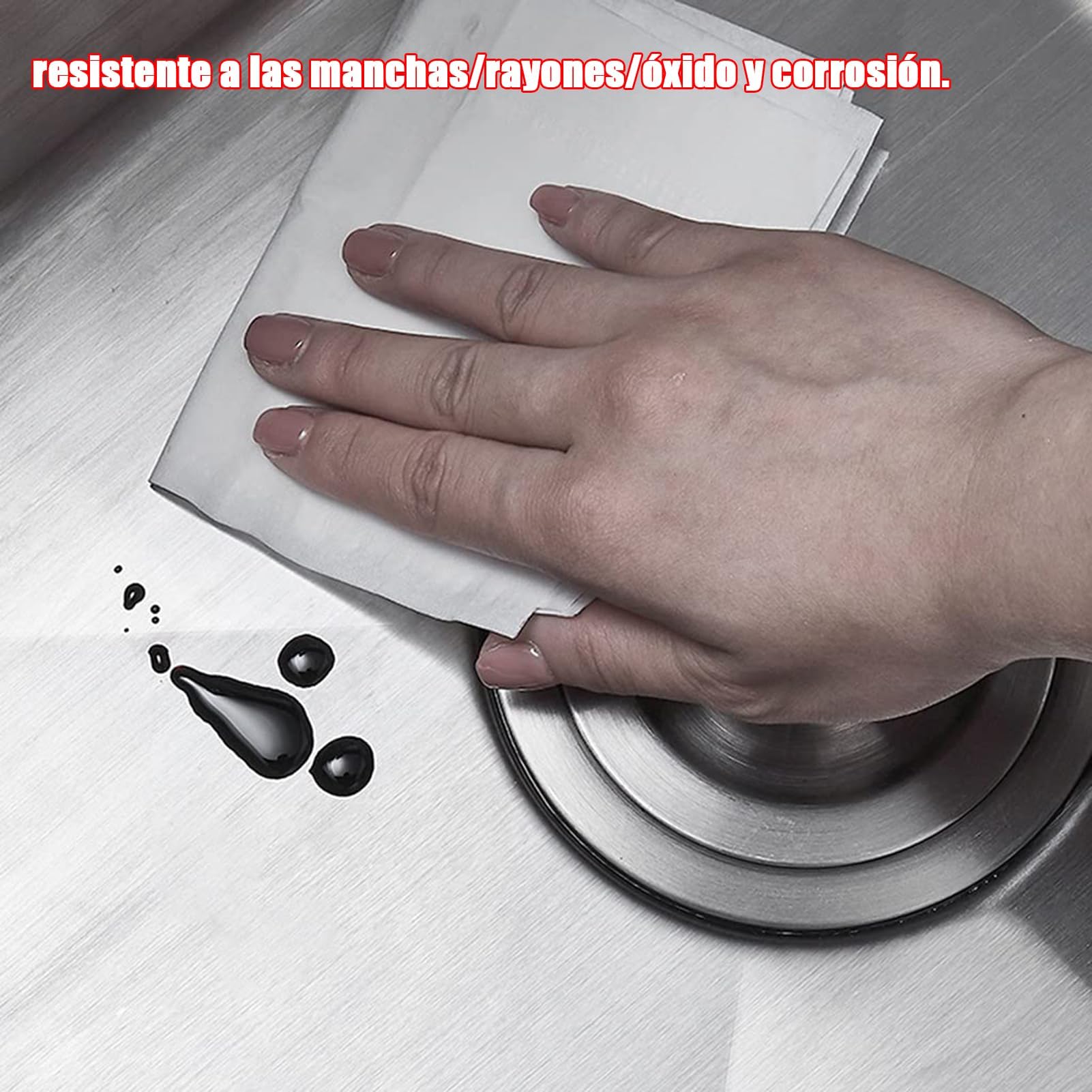 Fregadero de Cocina Oculto Plegable Multifuncional de Acero Inoxidable 304, 30 * 45cm, Ideal para Caravanas Pequeñas y Medianas