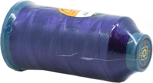 Miniatura 786 de Mandala Crafts Hilos de coser resistentes de nailon consolidado, hilo para tejer jeans de cuero, hilos de tapicería marina al aire libre, Beige