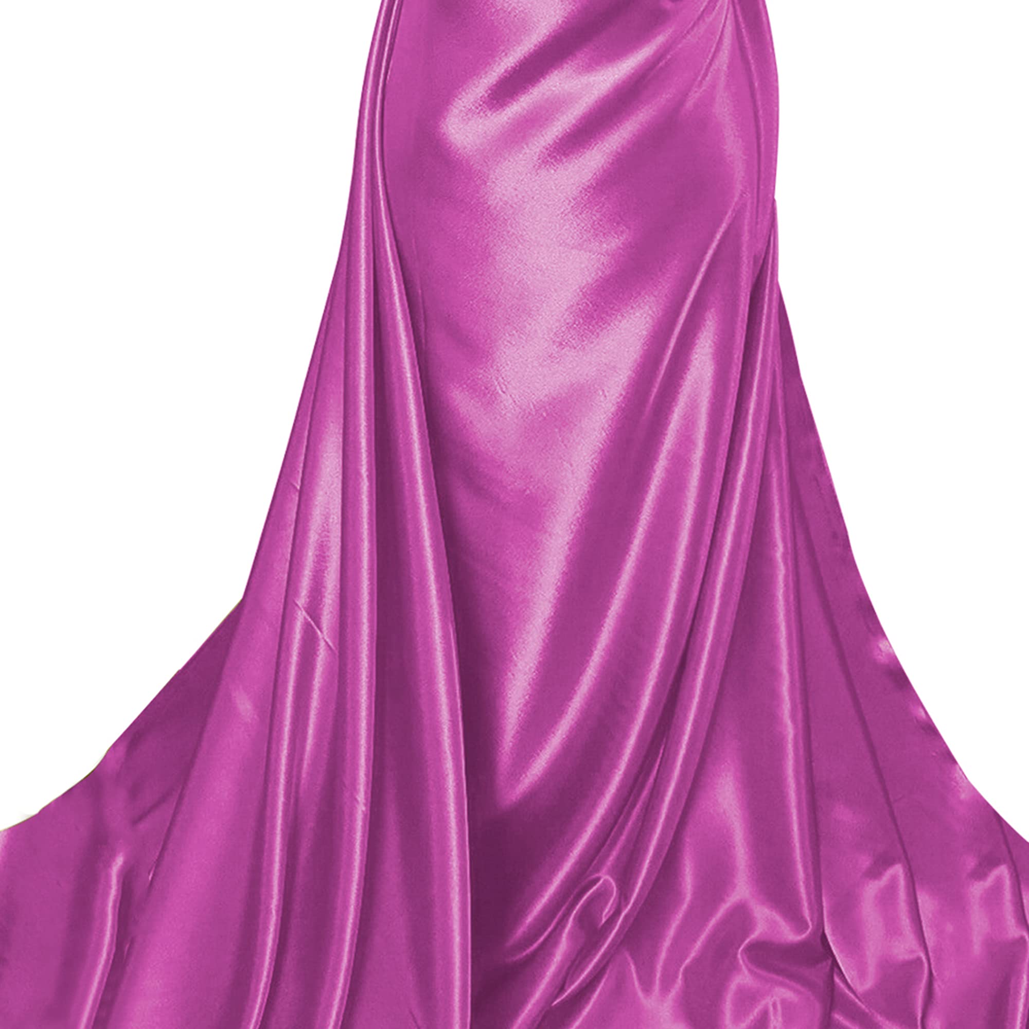 Fabrics King Online Fuchsia Pink Taffeta Fabric For Sewing, Draping, Lining, Dressmaking, Home Furnishing And Crafts | 58”- 147 Cm Wide | Same Day Dispatch | Sold By The Metre