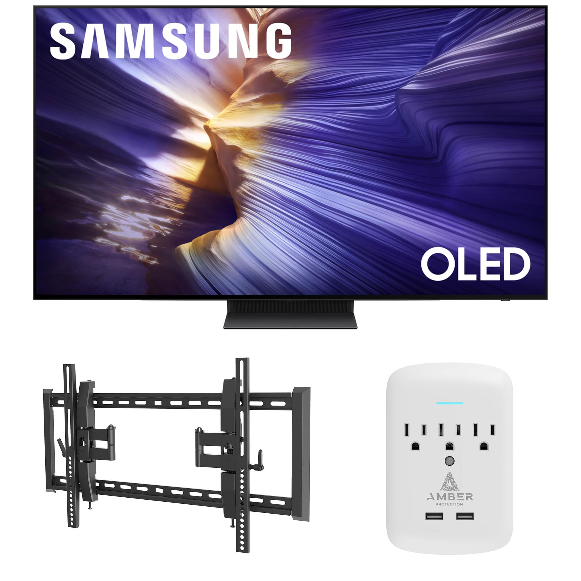 Amazon.com: Samsung QN55S90FAFXZA 55 Inch 4K OLED Smart TV with a