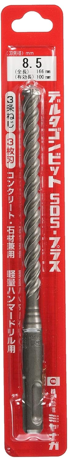 Miyanaga DLSDS035166 Delta Gon Bit SDS 0.1 x 6.5 inches (3.5 x 166 mm)