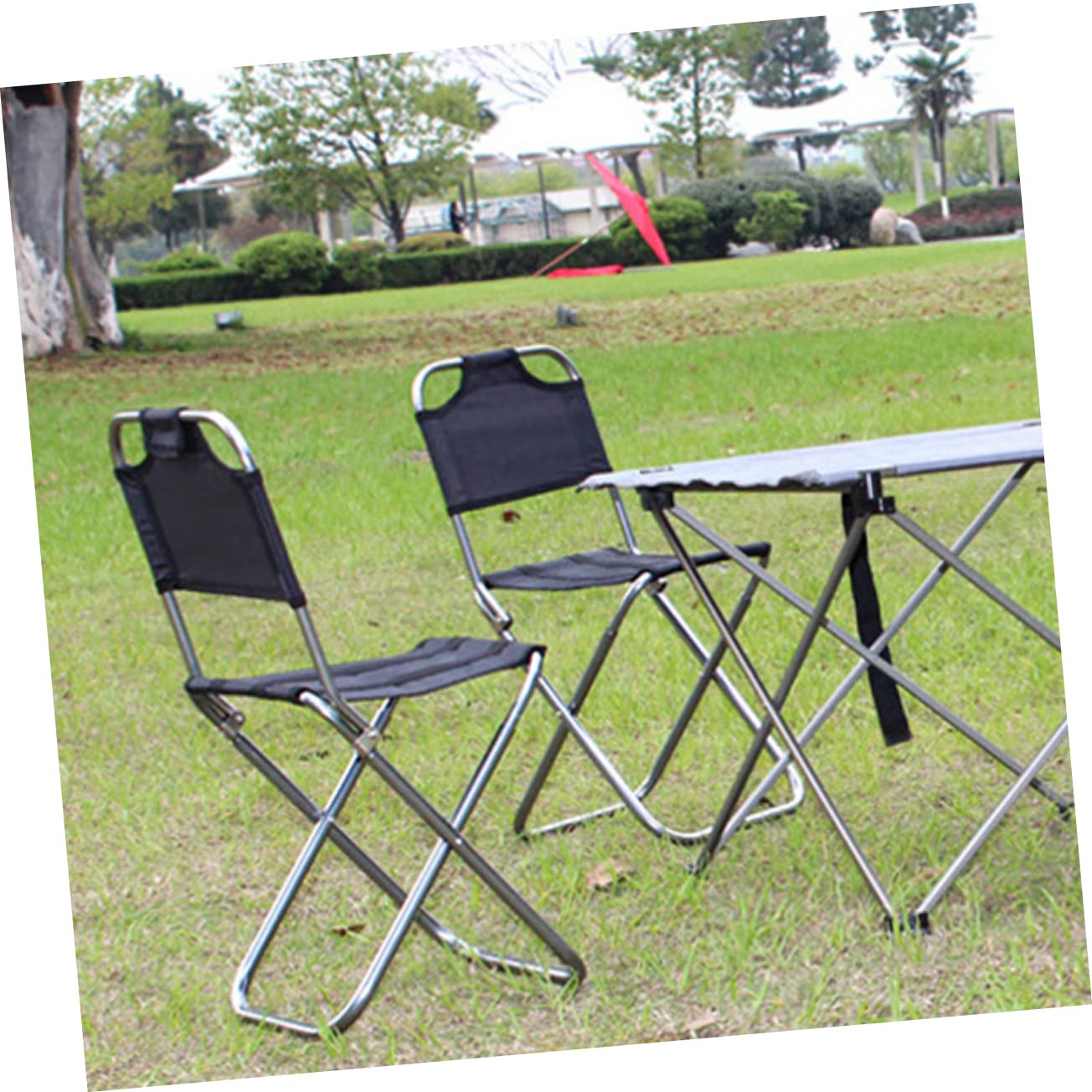 HEMOTON Sedia Pieghevole per Campeggio Sgabello da Esterno Leggero Comodo per Sport all Aperto Sedia da Pesca Pieghevole per Picnic Giardinaggio e Viaggi