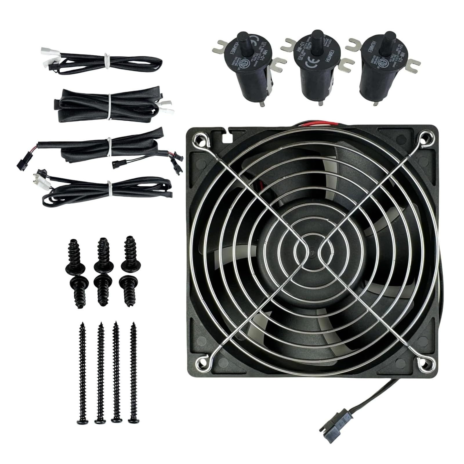 Buxuaaaa BBQ Air Blower Portable BBQ Fan Charcoal Grill Barbecue Fan Low Noise Extractor for Kitchen Bathroom Garage Appliance Cooling