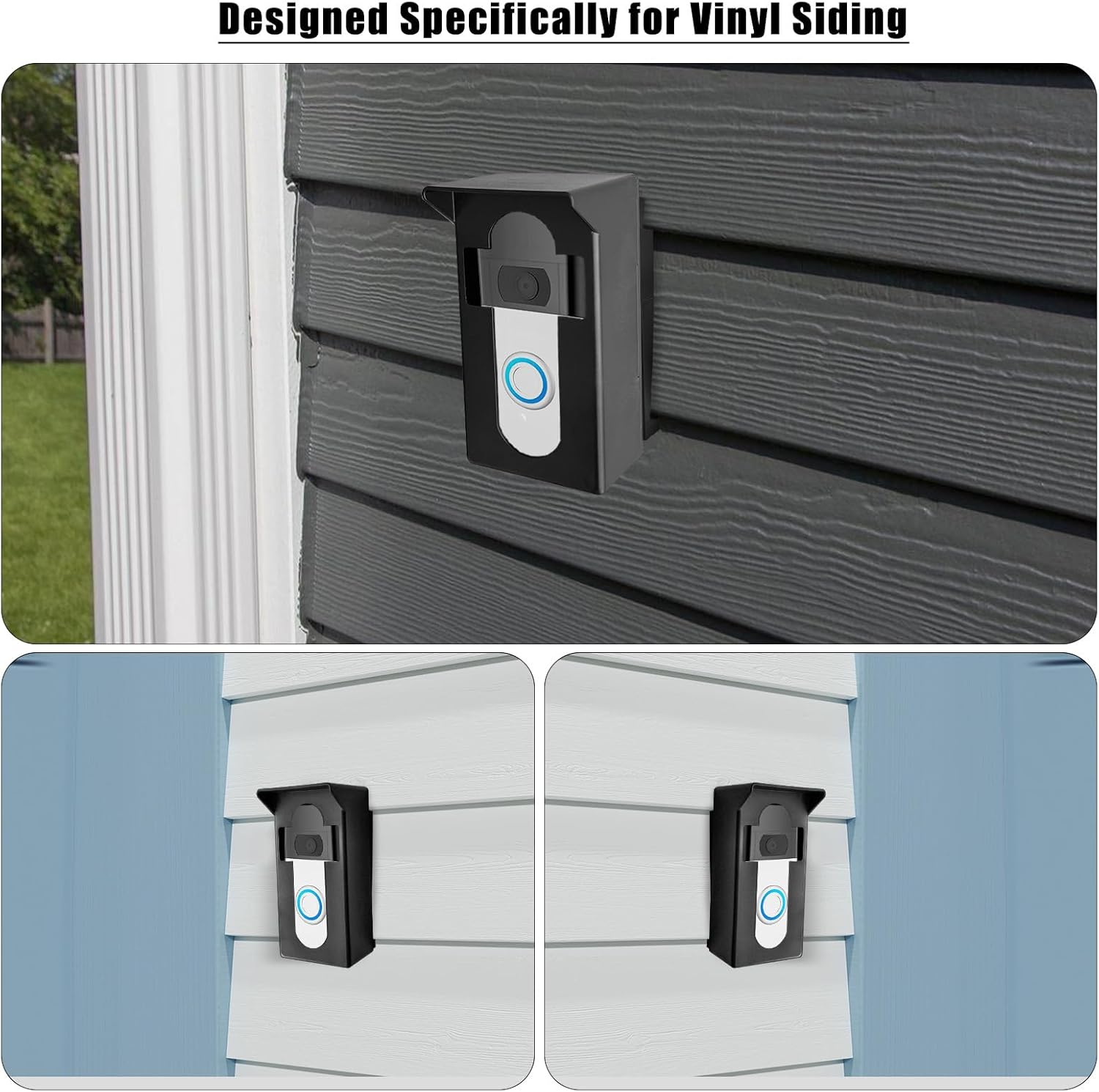 Waterproofed Cover for Wireless Doorbell Smarted Door Bells Rings Chimes Button Doorbell Case Rain Cover