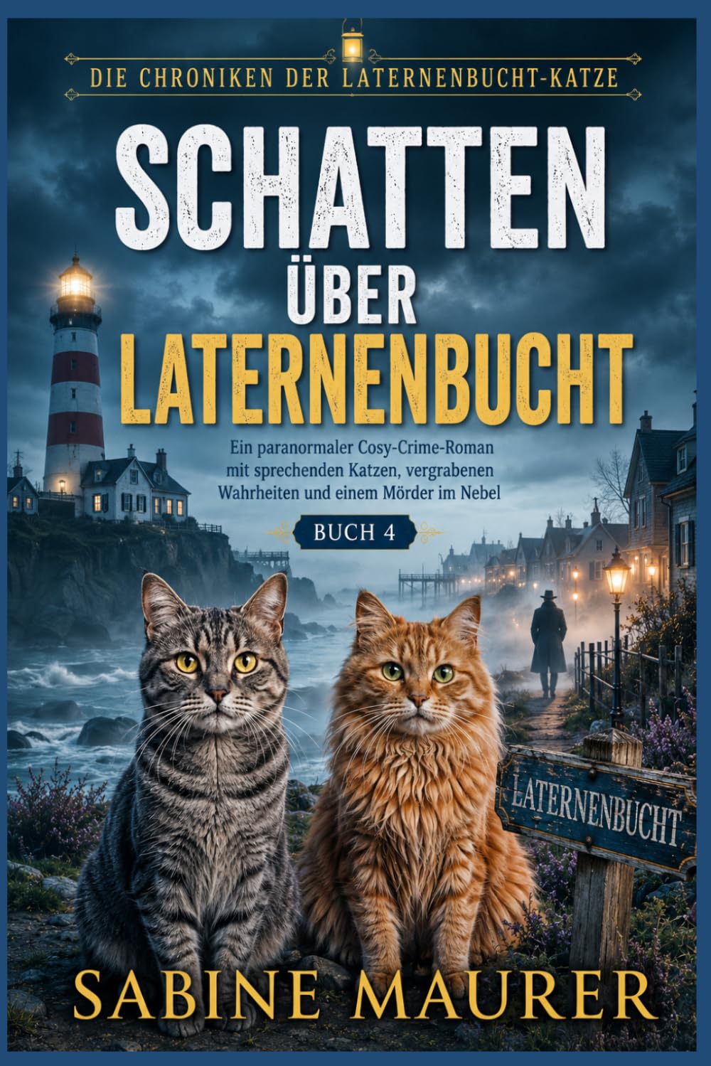 Schatten über Laternenbucht: Ein paranormaler Cosy-Crime-Roman mit sprechenden Katzen, vergrabenen Wahrheiten und einem Mörder im Nebel (Buch 4) (Die Chroniken der Laternenbucht-Katze)