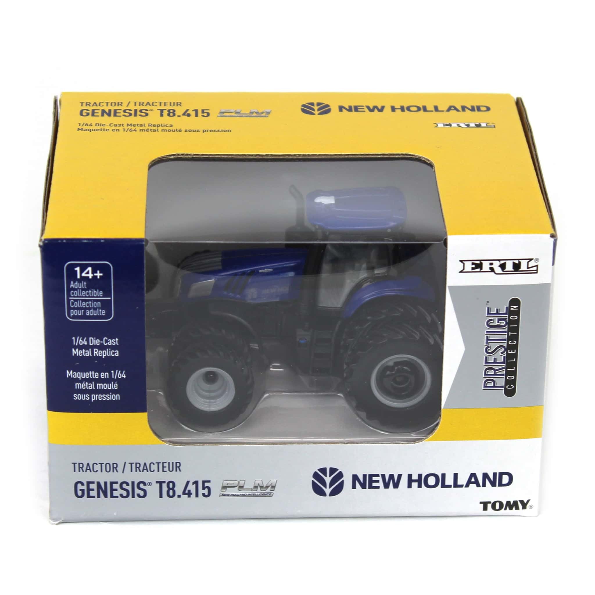 Amazon.com: ERTL 1/64 New Holland Genesis T8.415 Tractor with Row