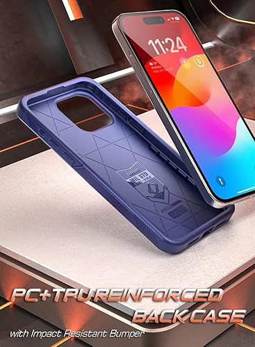 Miniatura 6 de Poetic Neon Series - Funda para iPhone 15 Pro, doble capa, resistente, resistente, ligera, delgada, a prueba de golpes, protección contra caídas,