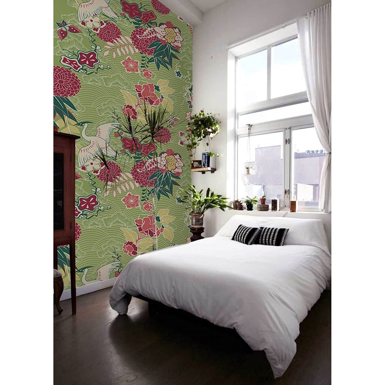 Papier peint panoramique 416x254 cm Soie orientale pour relooker vos murs et meubles