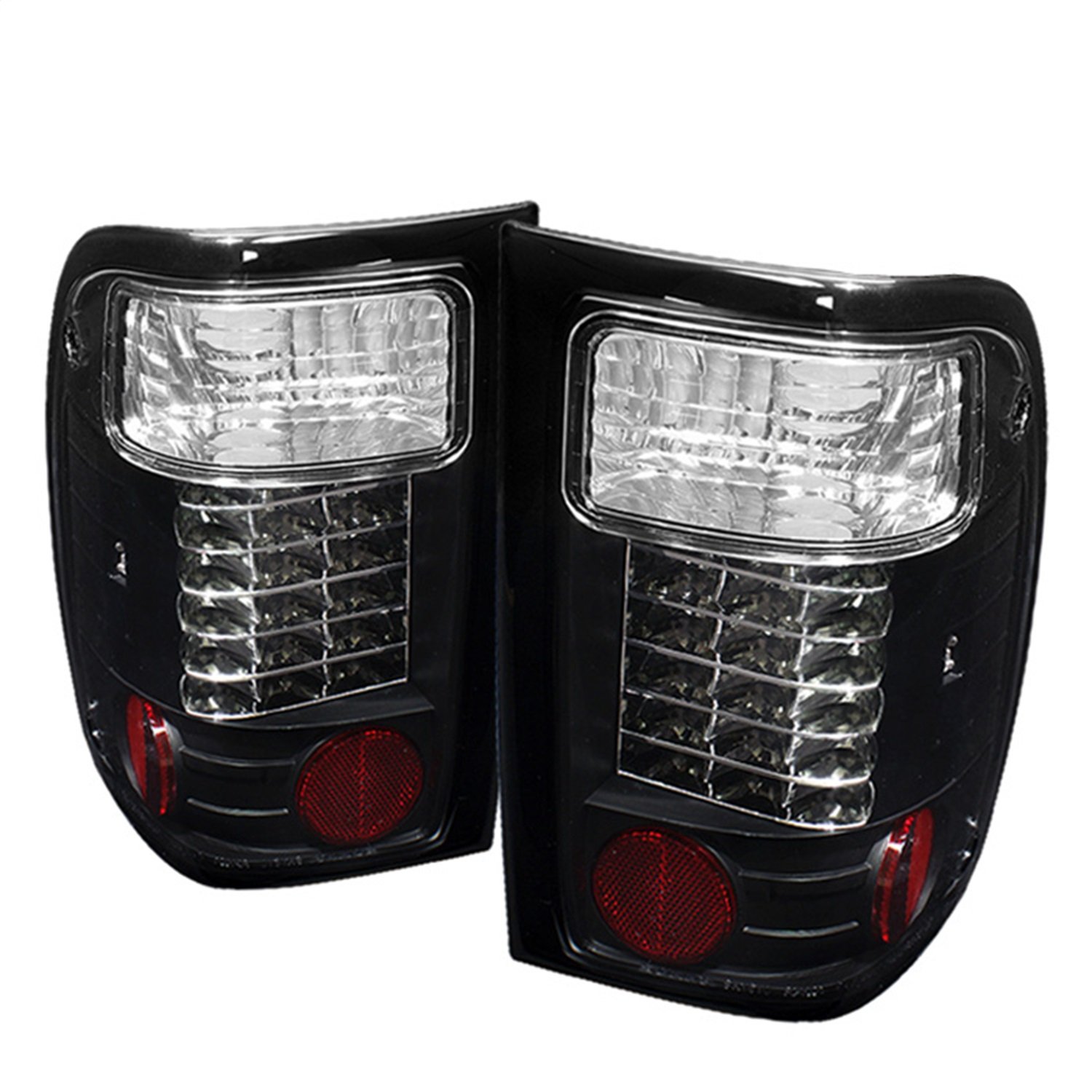 Amazon.com: Spyder Auto 5003836 LED Tail Lights Black/Clear 