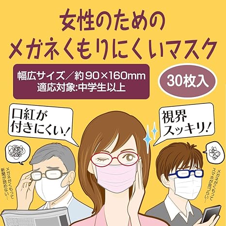 Amazon Co Jp アズマ マスク メガネくもらないマスク5p 17 5 9cm 息で眼鏡がくもりにくい Az961 ドラッグストア