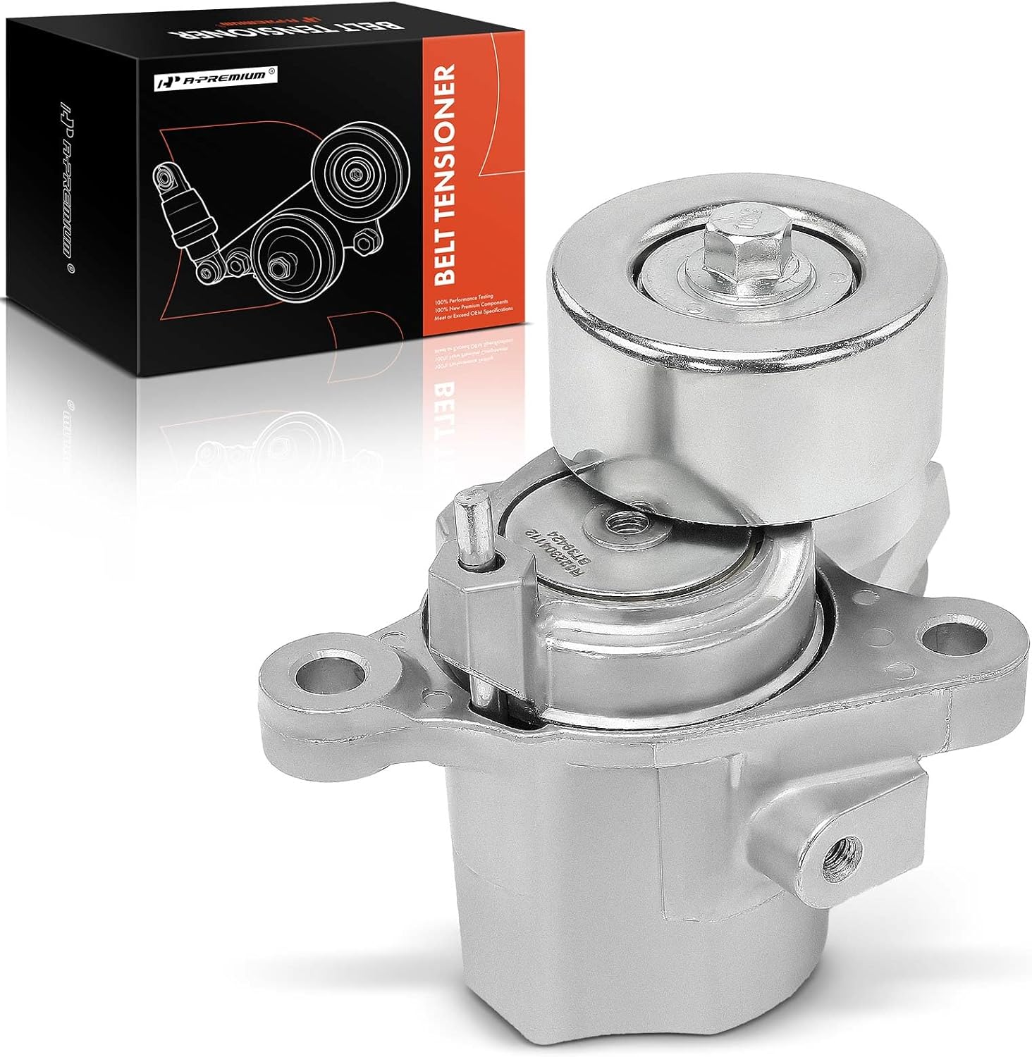 A-Premium Belt Tensioner Assembly with Pulley Compatible with Toyota Camry 2021-2022, Tacoma 2016-2023, Highlander 2017-2018 2020-2022, Sienna 2017, Avalon 2020-2022 & Lexus ES350, RX350, RX350L