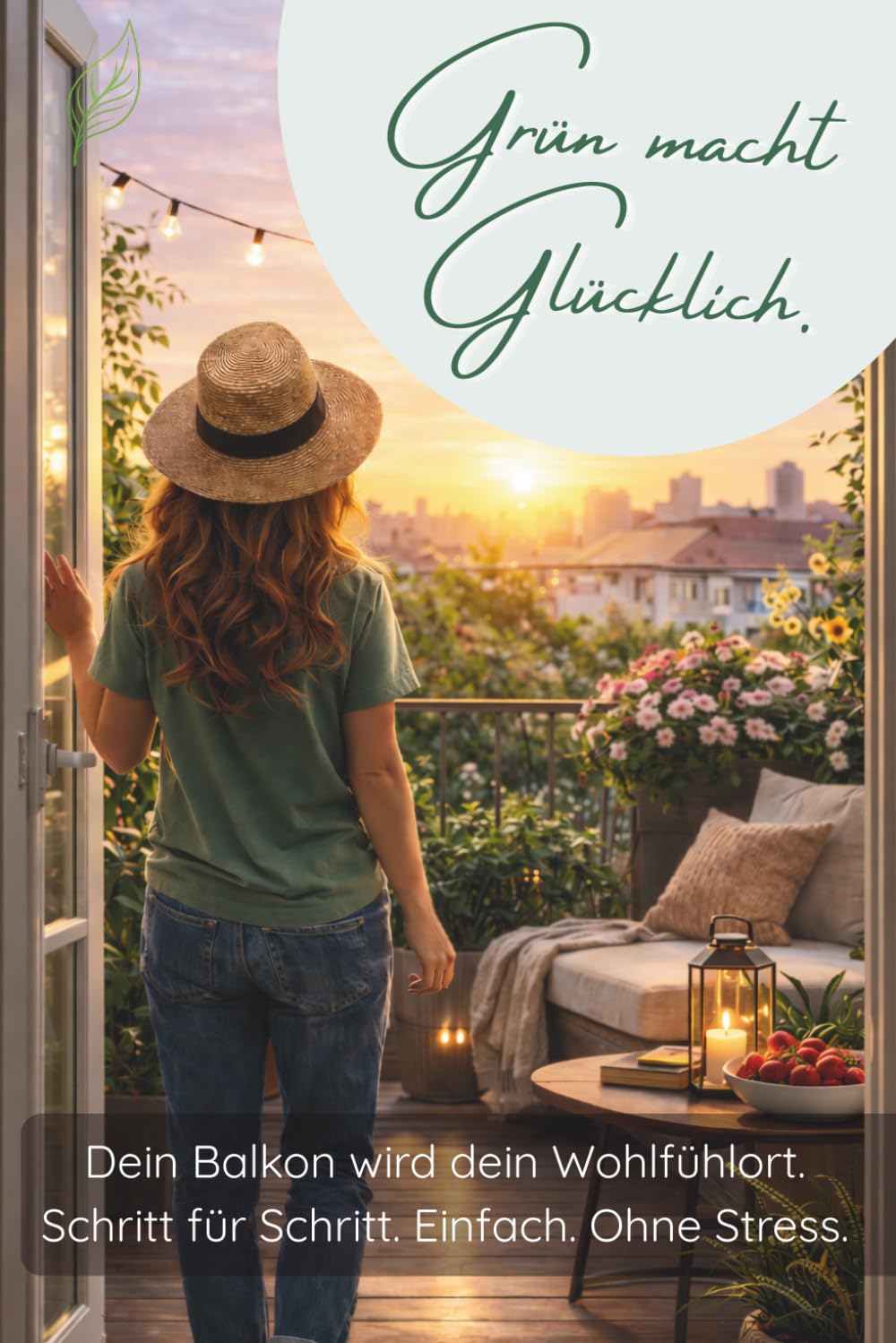 Grün macht glücklich – Dein Wohlfühl-Balkon Balkon gestalten leicht gemacht | Pflanzen, Gestaltungsideen und Pflege für kleine Balkone, Kräuter, Blumen und deine grüne Oase