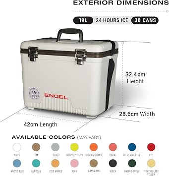 ENGEL Cooler Box 18L Small Cool Box for Drinks and Food