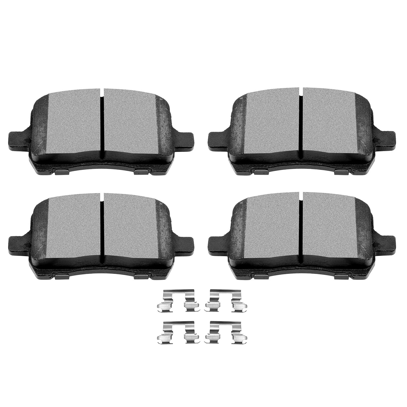 SCITOO D1028 Front Ceramic Brake Pads Sets Fit For Chevrolet For Cobalt|For HHR|For Malibu,For Pontiac For G5|For G6|For Pursuit|For Solstice,For Saturn For Aura|For Ion|For Sky