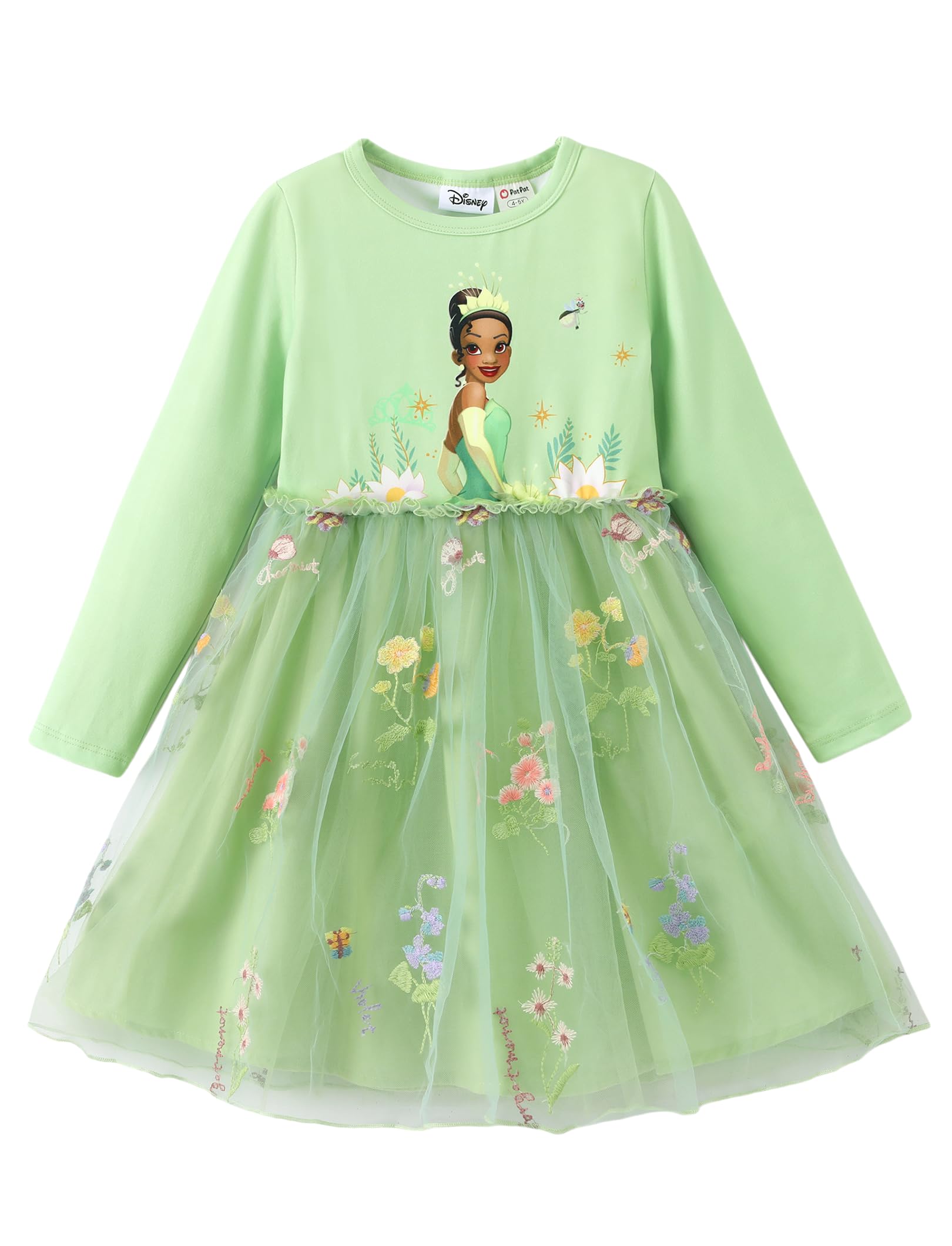 Disney Girls' Tulle Tutu Dress Birthday Party Outfit Toddler to Big Kid