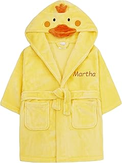 BABY TOWN Baby,Clothing,Baby Girls 0-24m,Sleepwear & Robes,Robes Baby Novelty Dressing Gown Baby Giraffe Duck Elephant Sloth Hooded Face Detail 0-6 6-12 12-18 18-24