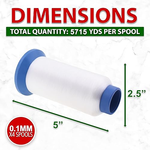 Vista 469 de Mandala Crafts - Hilo de coser multiusos de poliéster para máquina de coser de sarga, sobrehilado, acolchado Beige