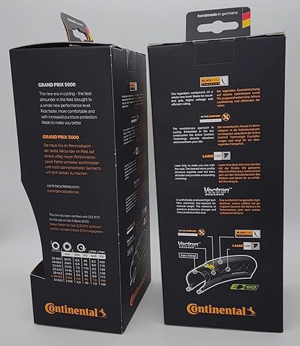 Miniatura 2 de Continental Grand Prix 5000 Neumáticos Plegables - Carrera de Carretera - 2 Neumáticos 700x30c Negro