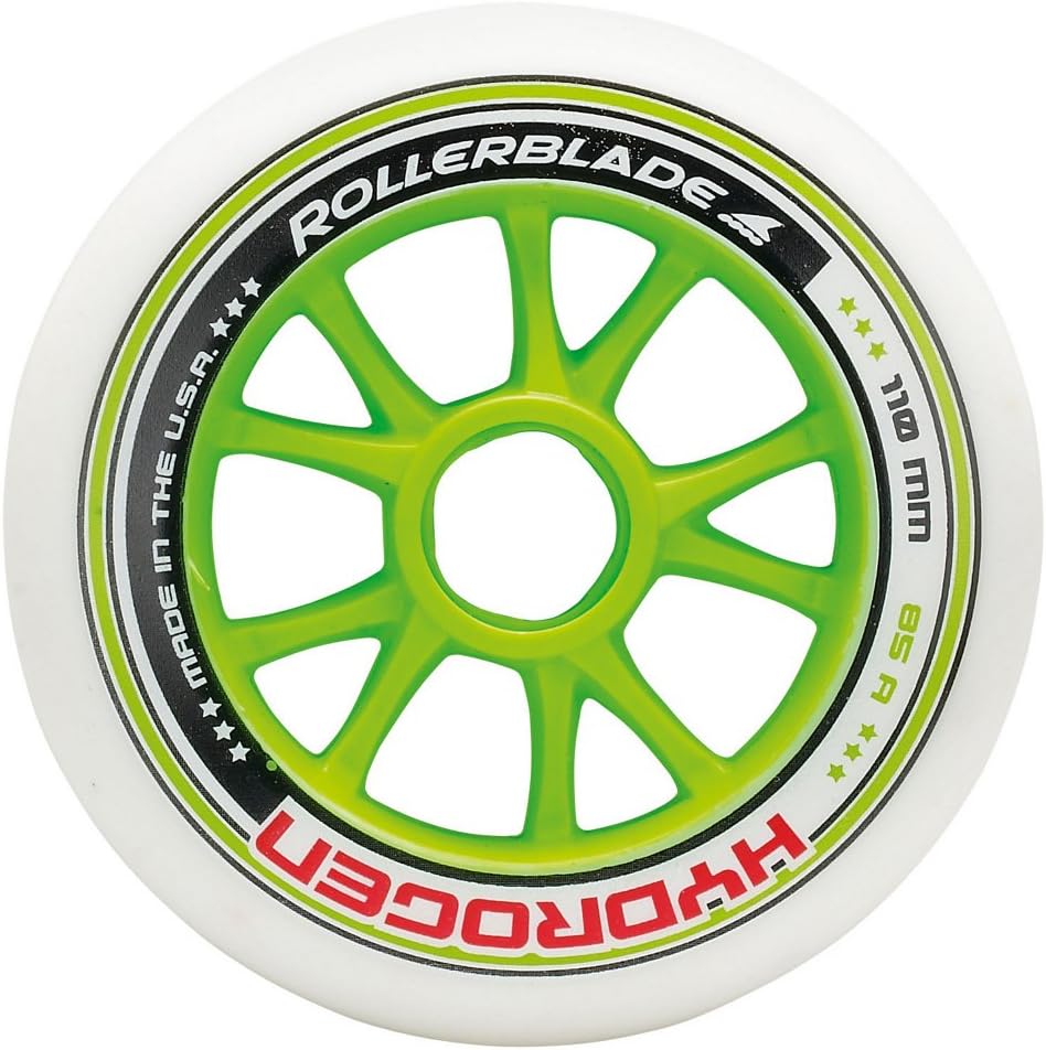 Rollerblade Hydrogen 6X110mm,2X100mm 85A Wheels, 8 Pack