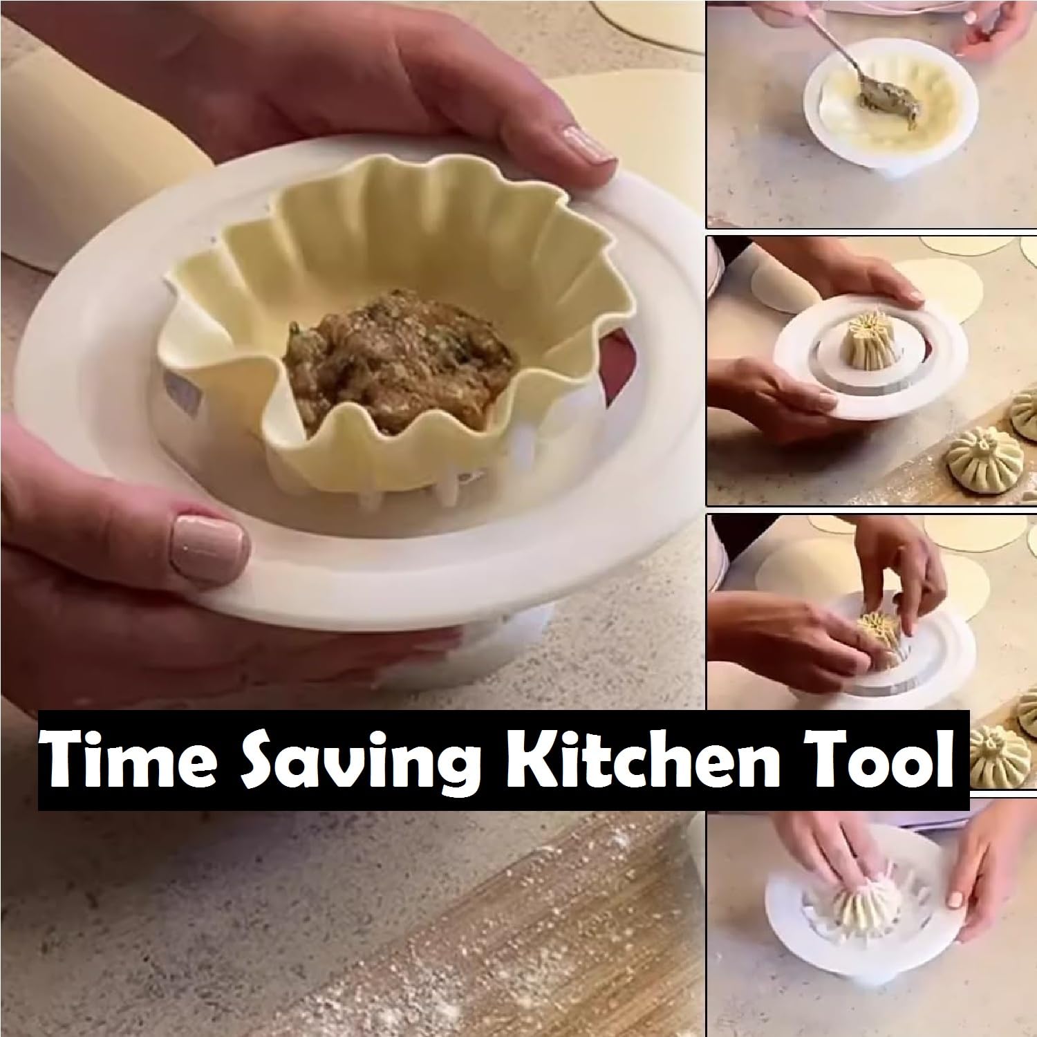 CRIYALE Dumpling Maker - Make Momos Easily! -6