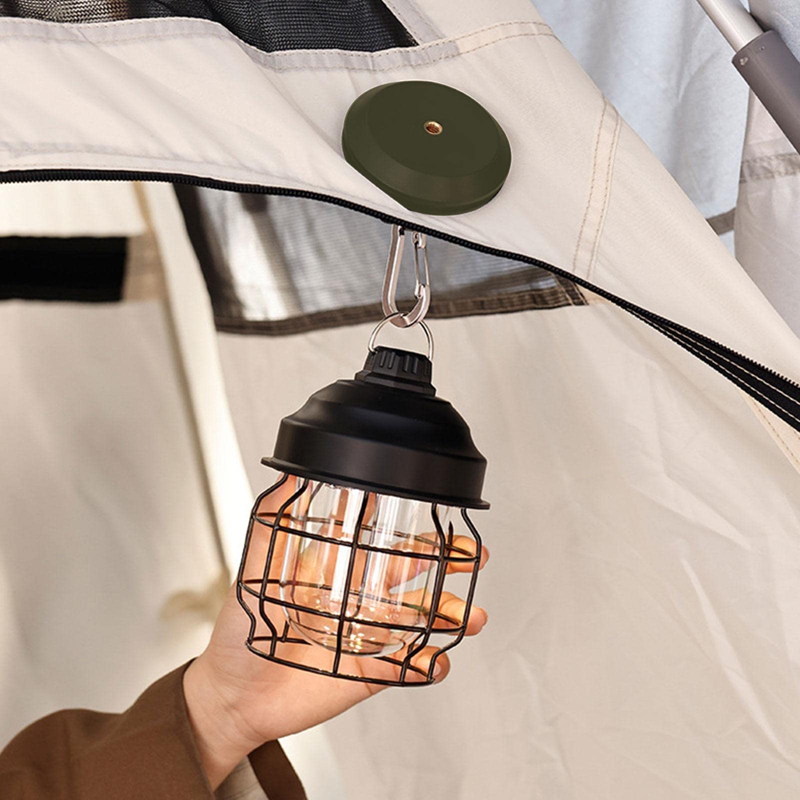 Amazon.co.jp: ランタンフック マグネット式 テント用、小型LED