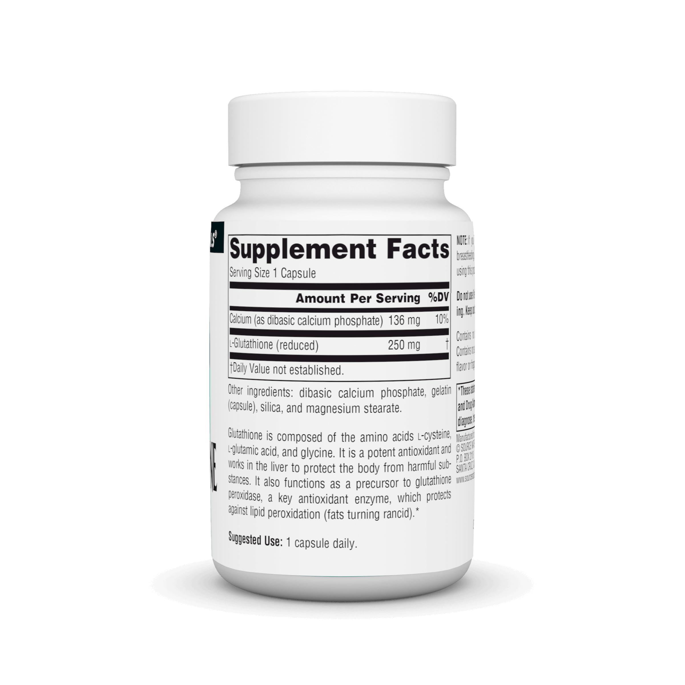 l glutathione source Amazon.com: Source Naturals Glutathione, Supplement for Liver Support,  250mg