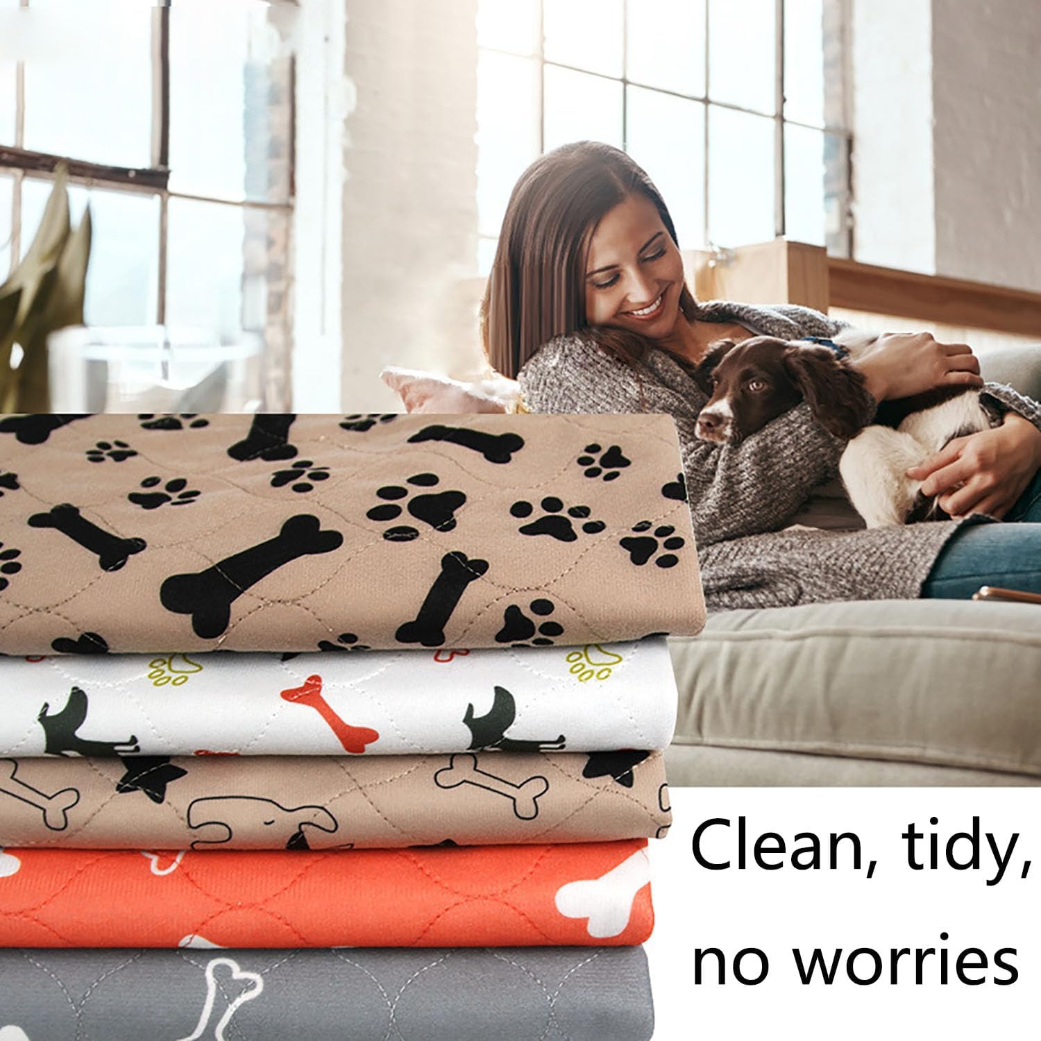Puppy Pad Reusable Pee Pad,Puppy Pad Reusable,Puppy Training Pads,Puppypad Reusable Pee Pad,Puppy Pads with Super Absorbent (70*80,White)