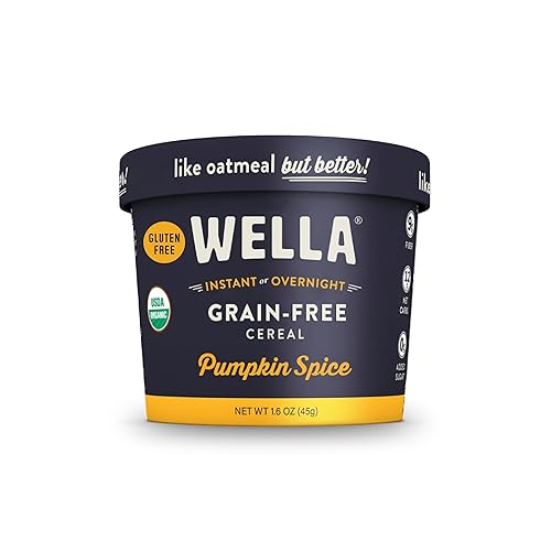 Vista 101 de Wella Alternativa de avena de cereales, cereales calientes sin gluten, cereales calientes para desayuno, paleo orgánico sin granos, superalimento