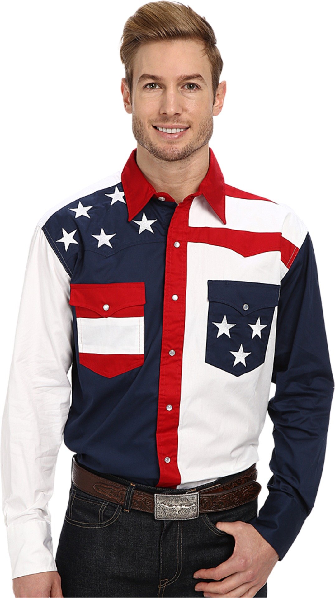 ROPER Stars and Stripes Patriotic Shirt