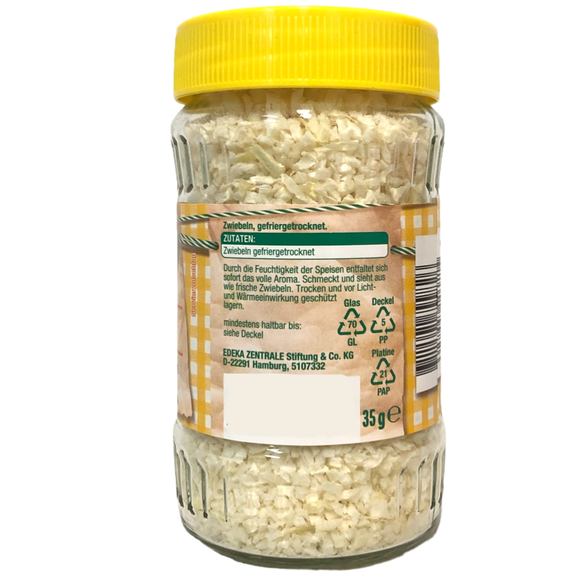 G&G Zwiebeln gefriergetrocknet 15er VPE (15x35g Dose) + usy Block