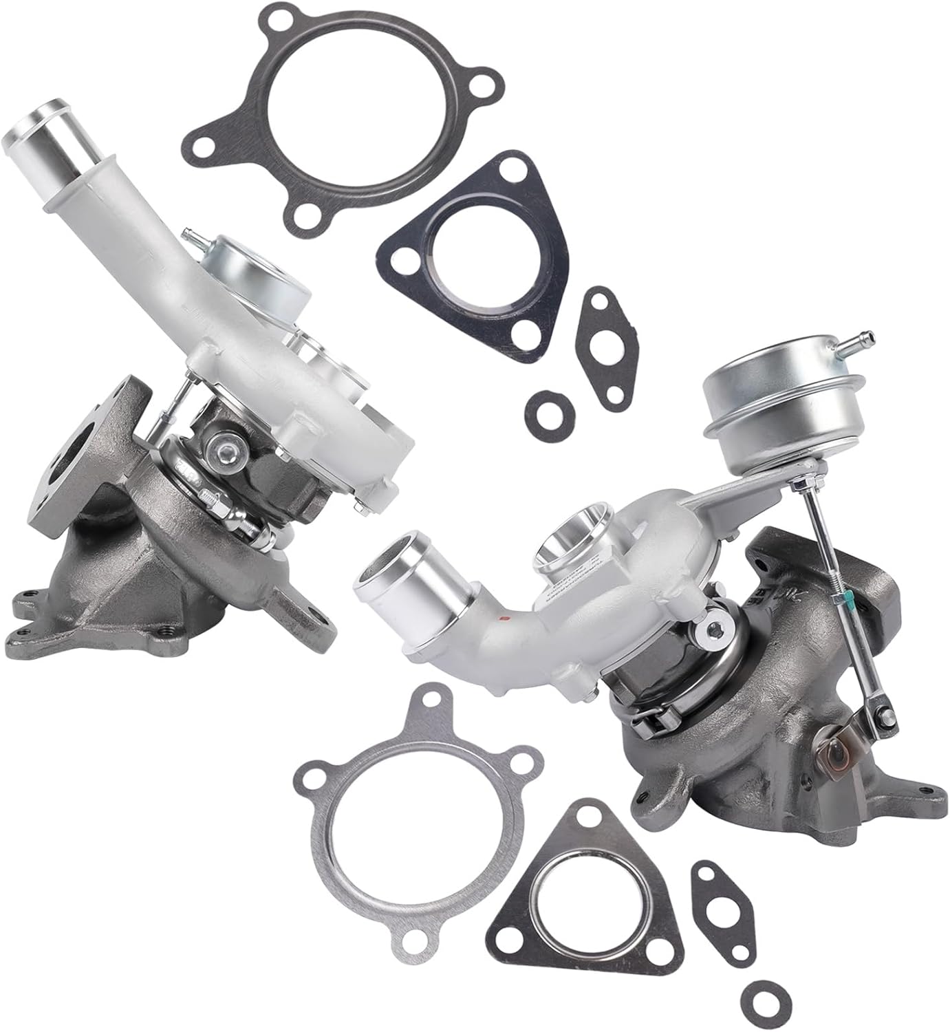 GELUOXI Turbocharger Left and Right Replacement for 2010-2019 Ford Flex Explorer Sport Taurus SHO EcoBoost Lincoln MKS/MKT 3.5L V6 Engine #AA5Z6K682CA AA5E6K682BF