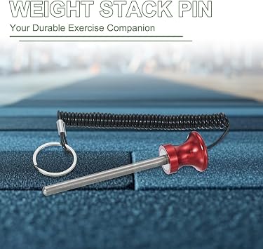 Weight Stack Pin, Weight Gym Pin with Pull Rope for Home Gym Club
