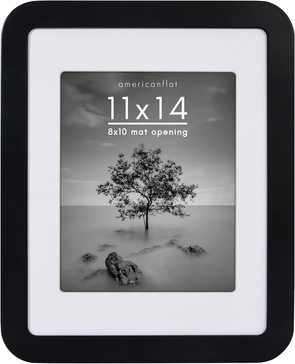 Amazon.com - Americanflat 11x14 Picture Frame with Round Corner Molding ...