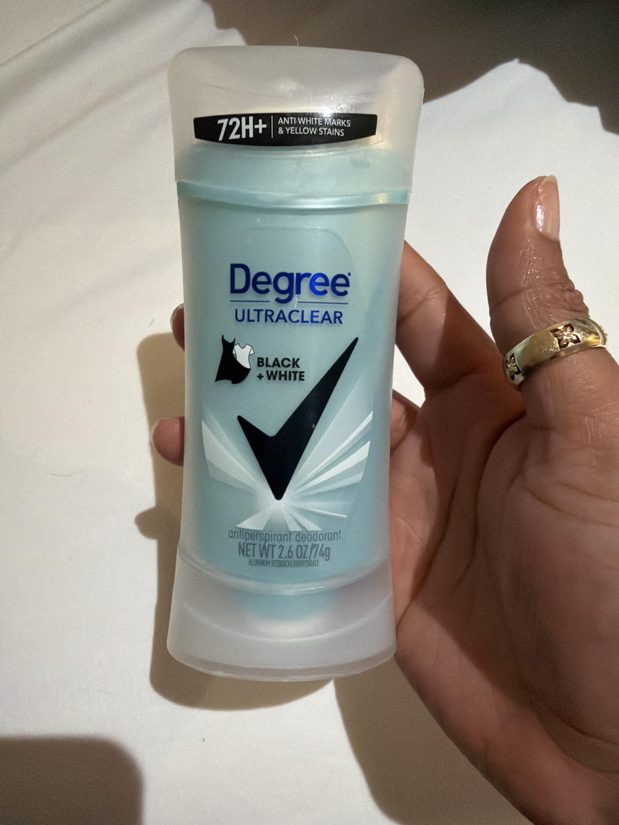 Unilever Degree Antiperspirant for Women Protects from Deodorant Stains Pure Clean Deodorant for Women 2.6 oz