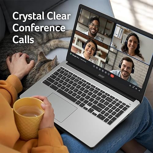 Miniatura 5 de Acer Chromebook Laptop 15 (15.6 pulgadas FHD, Intel Celeron N4500, 4 GB de RAM, 192 GB de almacenamiento (64 GB eMMC + tarjeta SD de 128 GB), hogar