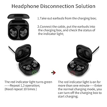 Galaxy Buds Pro ホワイト イヤホン　充電ケースコード替え付き Amazon | ECSEM 交換用充電ケース For Samsung Galaxy Buds Pro