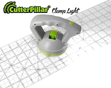 Cutterpillar Clamp Light for Quilting Rulers Adjustable LED Sewing Light for Crafting Secure Clamp for Acrylic Rulers, Quilting, Sewing, and Craft Precision Adjustable Positioning & Easy to Use