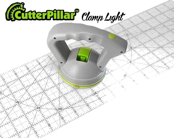 Cutterpillar Clamp Light for Quilting Rulers Adjustable LED Sewing Light for Crafting Secure Clamp for Acrylic Rulers, Quilting, Sewing, and Craft Precision Adjustable Positioning & Easy to Use