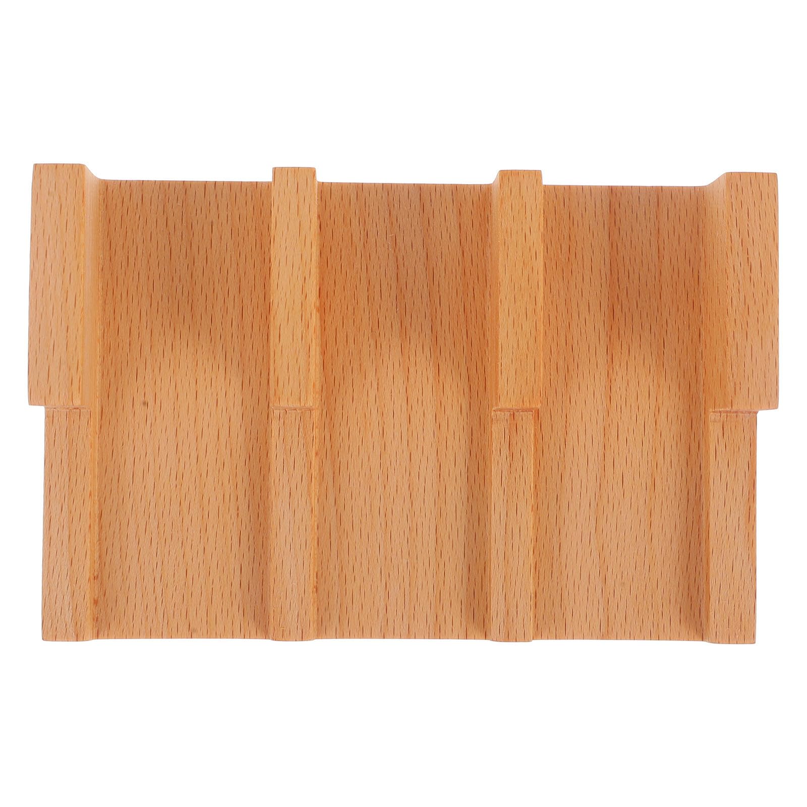 Soporte de madera para sushi reutilizable contra el desorden