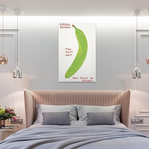 Miniatura 8 de Póster de arte de frutas David Shrigley Green Banana Wall Pictures Wall Art Paintings Lienzo Decoración de pared Decoración del Hogar Sala de estar