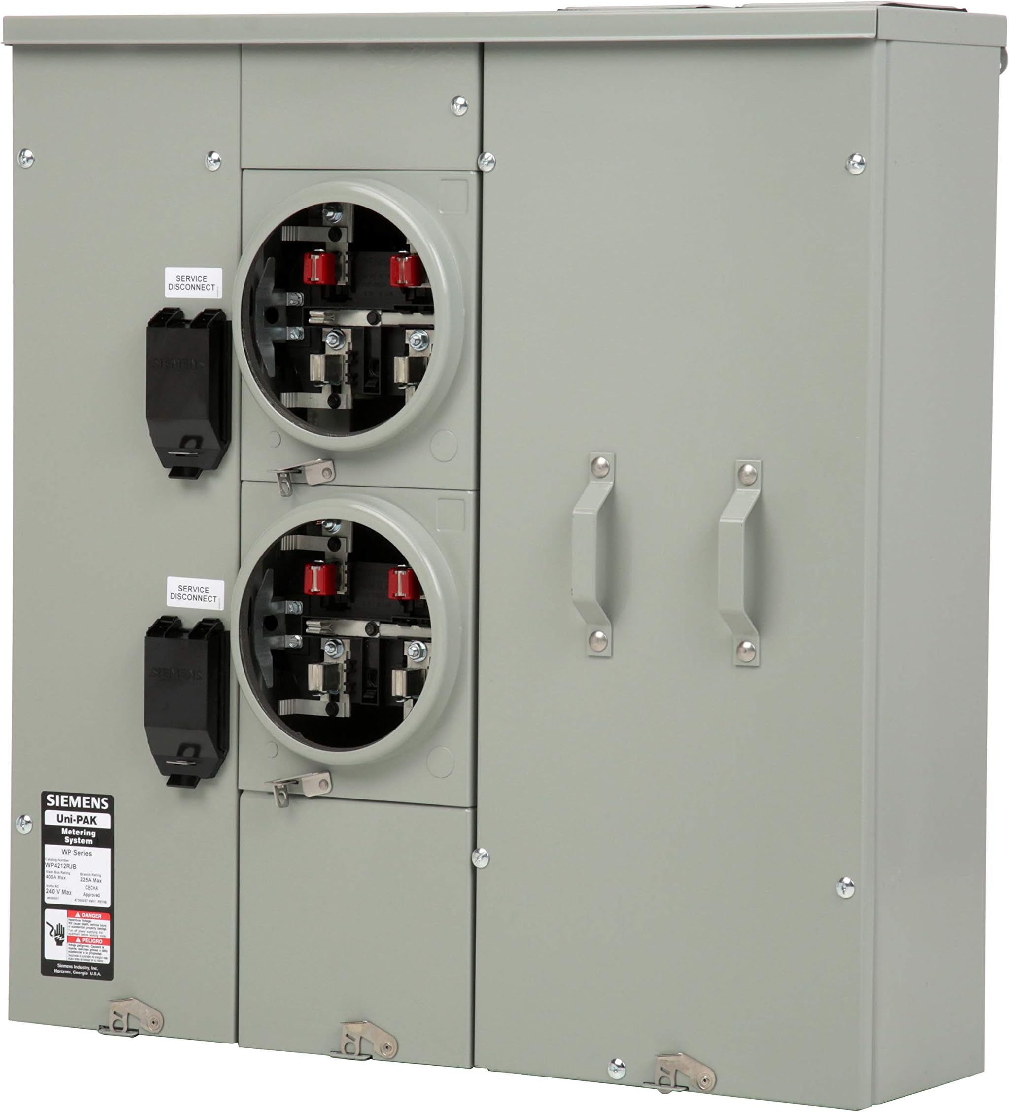 400A, 5 Jaw, 200A Per Position,2 Position, Ringless Cover, Horn Bypass