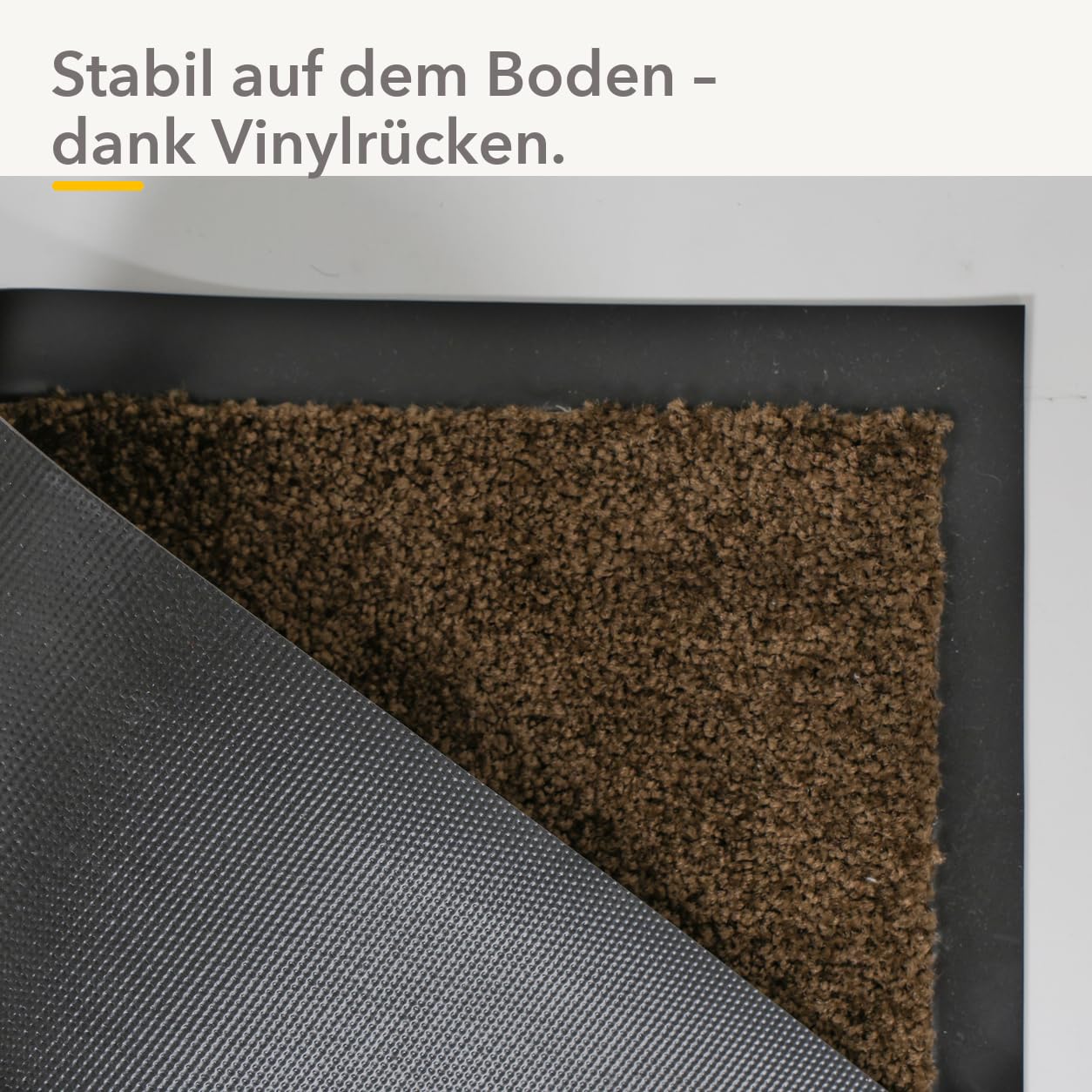 Entrando DUSTBLOCK Schmutzfangmatte 60x180 cm, Braun, rechteckig
