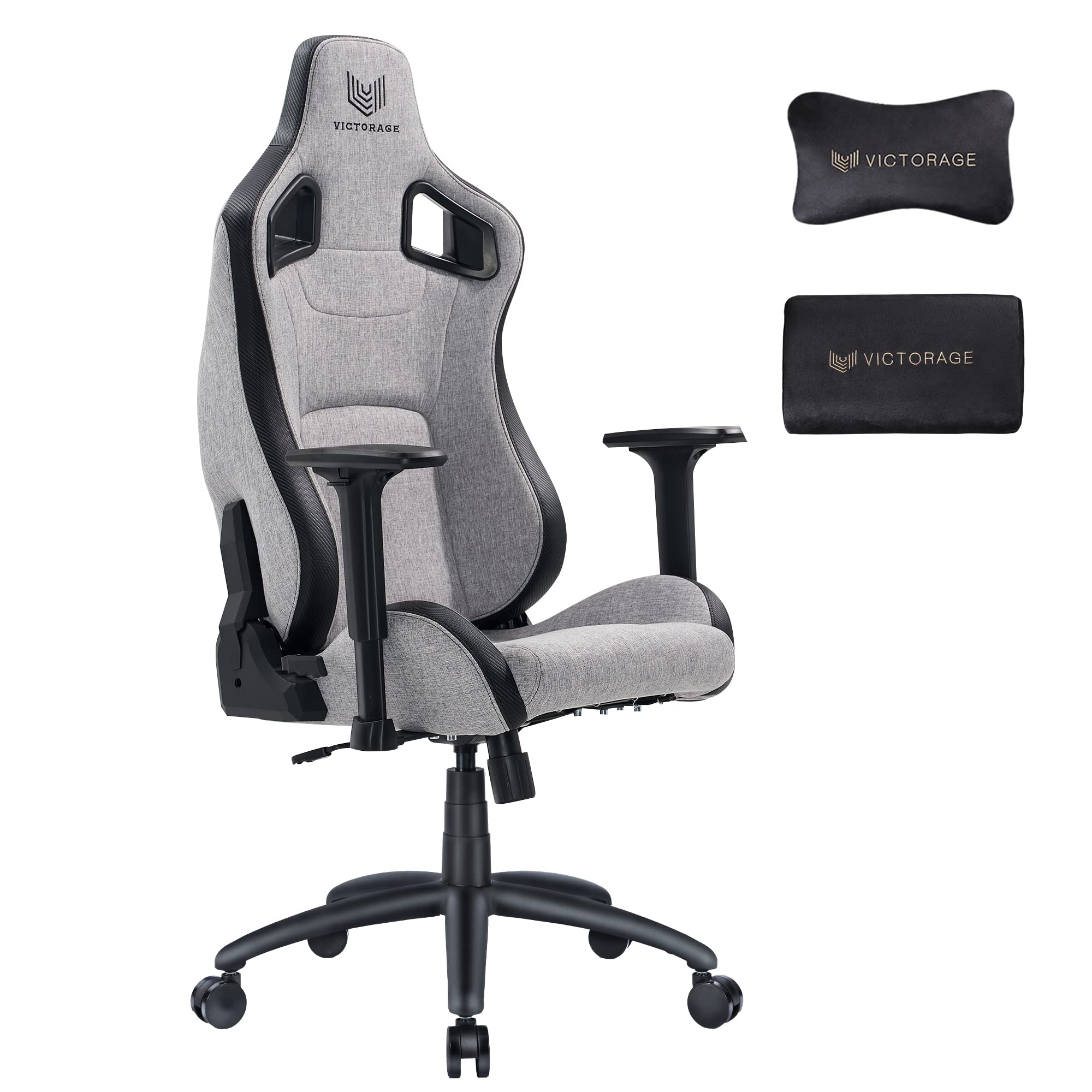 Amazon.co.jp: VICTORAGE ゲーミングチェア ファブリック デスクチェア