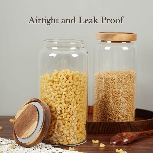 Miniatura 7 de Labina Contenedor de almacenamiento de vidrio de 21Oz+41Oz