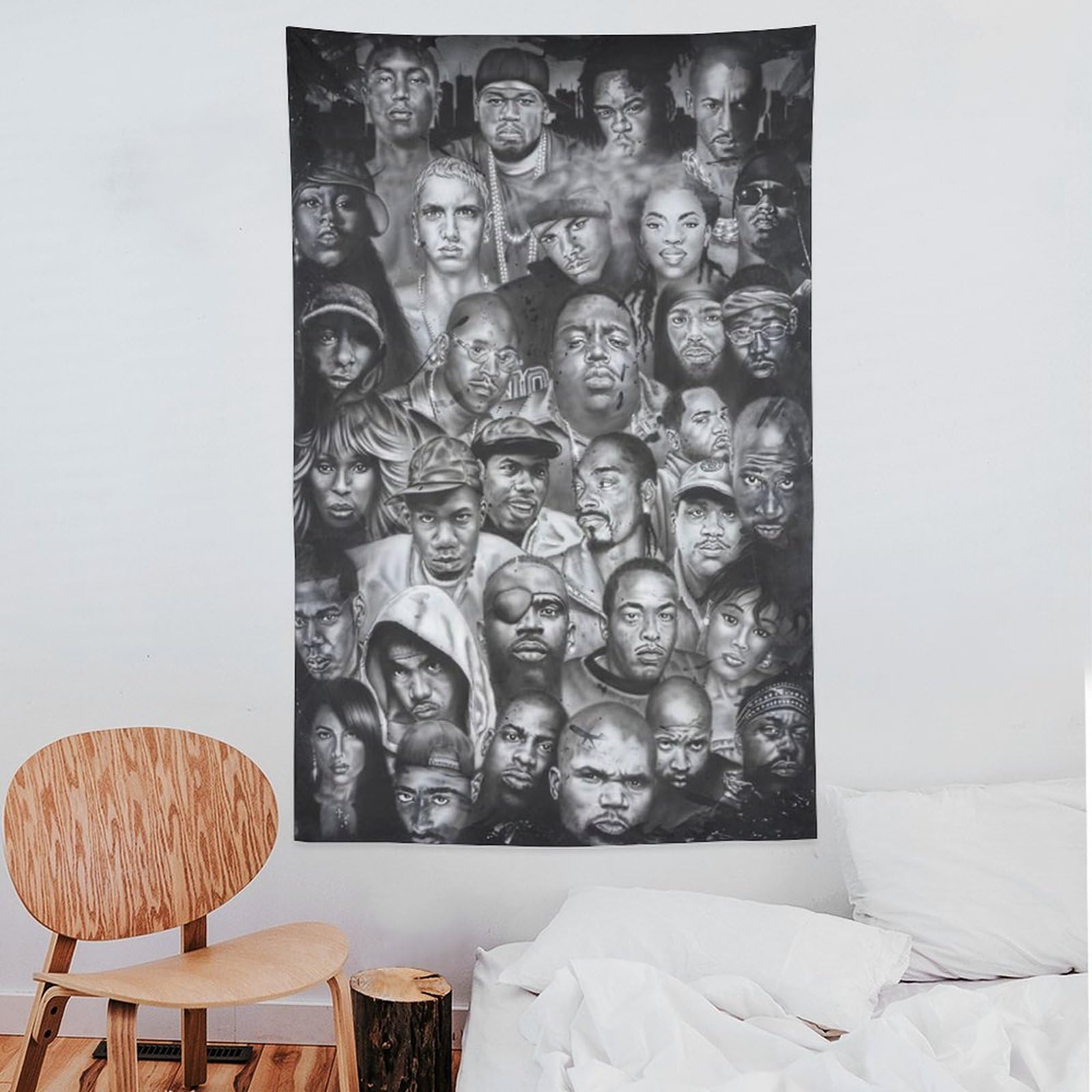 Poster da parete con cantante rap hip hop e stelle (23), decorazione per la casa, decorazione per la casa, 152,4 x 228,6 cm