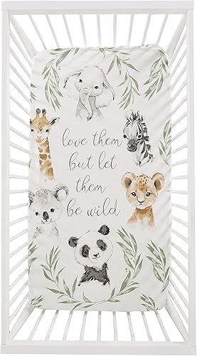 Miniatura 2 de Levtex Baby - Sábana bajera ajustable para cuna Mozambique - Se adapta a colchones estándar para cuna y niños pequeños - Bebés de la selva - Gris,