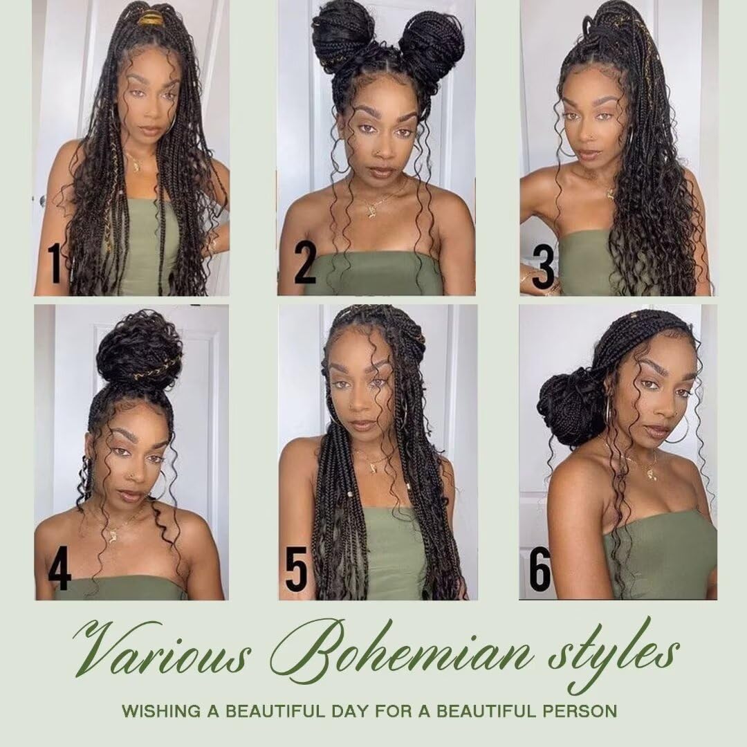 Deep Wave Bulk Human Hair for Braiding Hair 100% Virgin Human Hair Micro Braiding Hair No Weft Human Hair Extensions 2Bundles(Natural Black#,22inch)